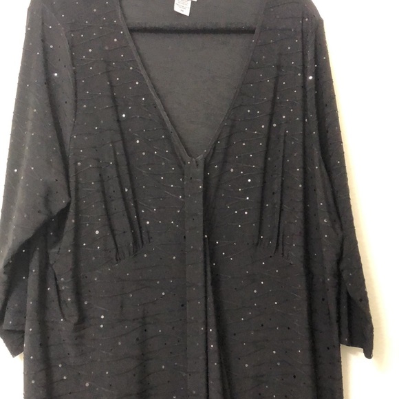 Jaclyn Smith Classic Black Knitwear - Picture 4 of 5